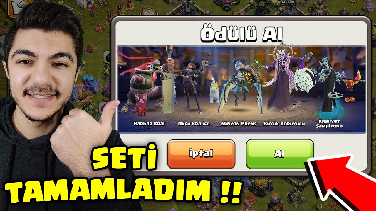 OYUNUN EN İYİ SETİNİ TAMAMLADIM !! -  Clash Of Clans