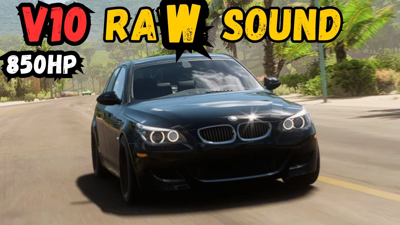 𝗠𝟱 𝗩𝟭𝟬 - BMW E60 SCREAM in Forza Horizon 5 - POV Drive&Drift - Cinematic Gameplay
