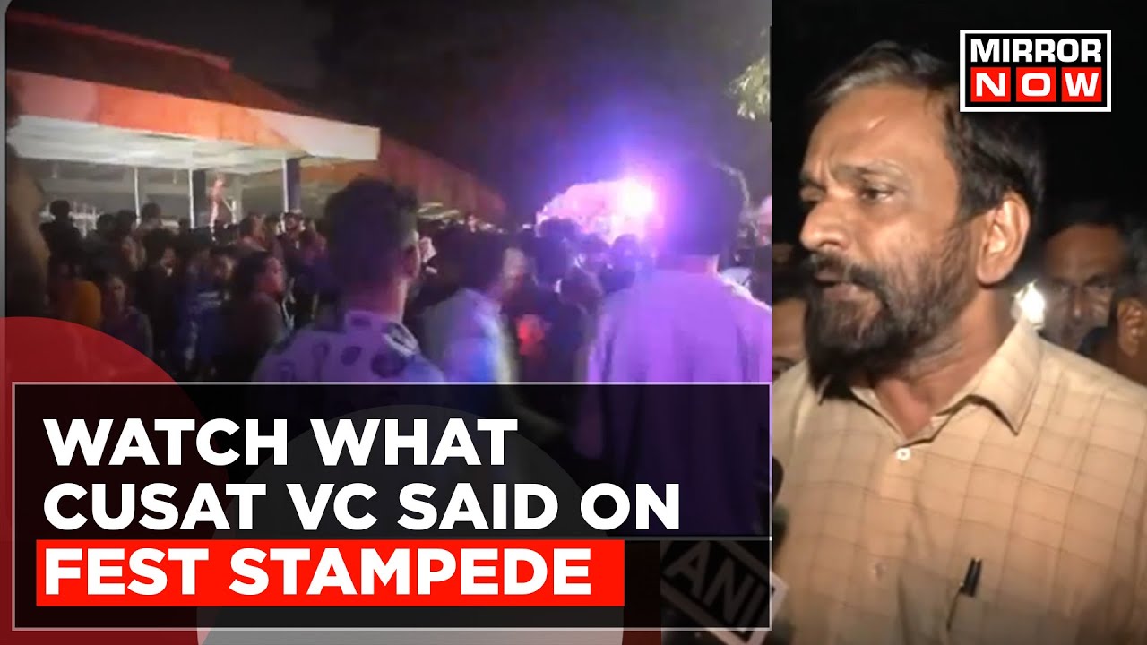 Kochi University Stampede News | CUSAT VC Dr. Sankaran Briefs On Situation | Nikhita Gandhi Concert