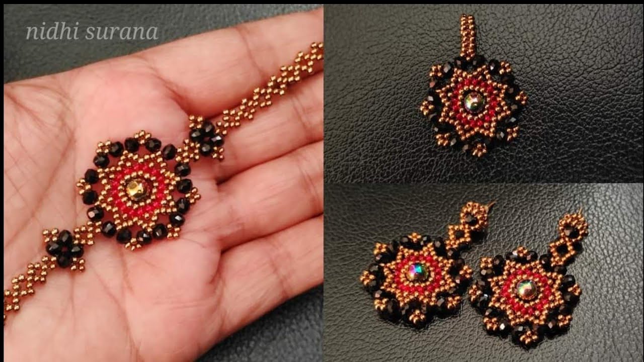 ⚜️Sophisticated Crystal Jewelry/Pendant/Bracelet/Earrings/  Pulsera/pendientes/colgante/Tutorial