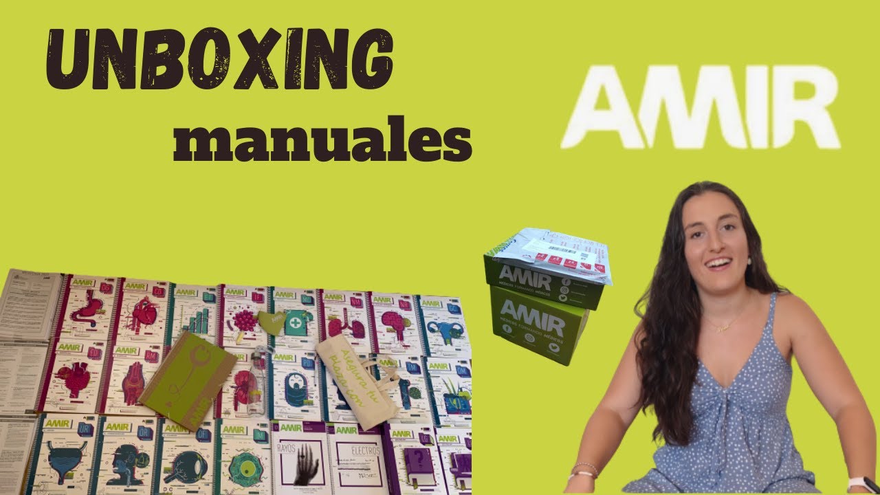 UNBOXING manuales Academia AMIR ESPAÑA | #MIR2022