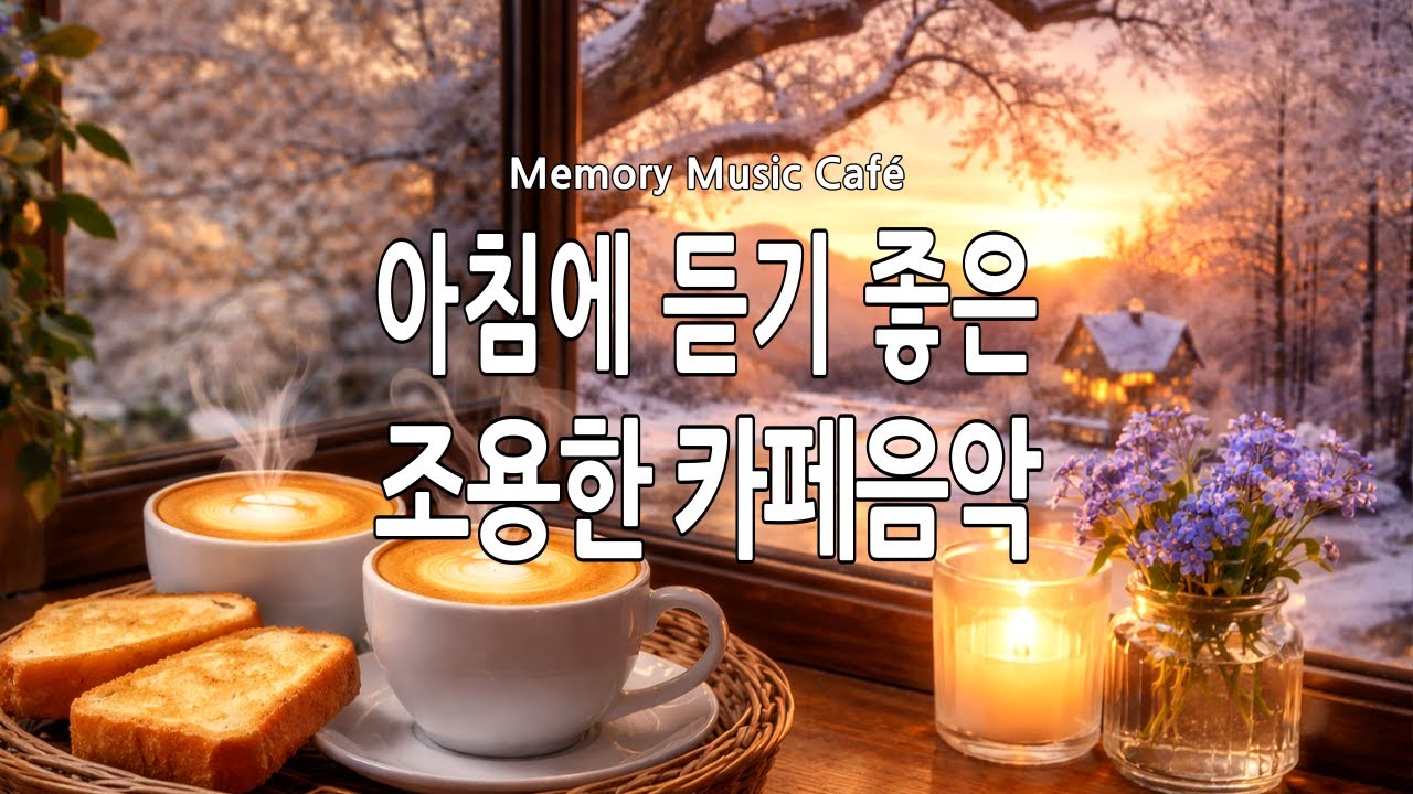 ☕겨울 아침 카페 음악 플레이리스트ㅣ공부·작업할 때 조용히 틀어두기 좋은 잔잔한 BGM🎶