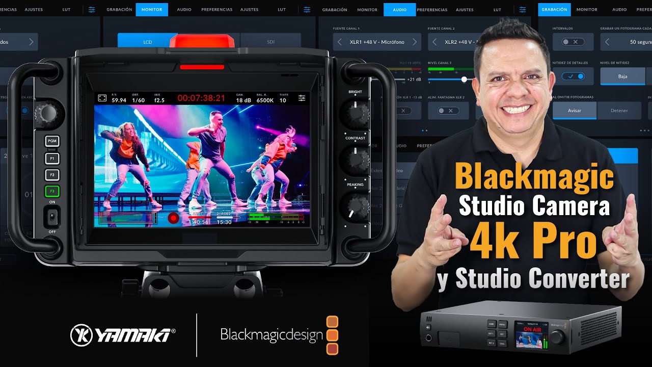 Blackmagic Studio Camera 4K PRO 📹 🔥 | Studio Converter 🔝