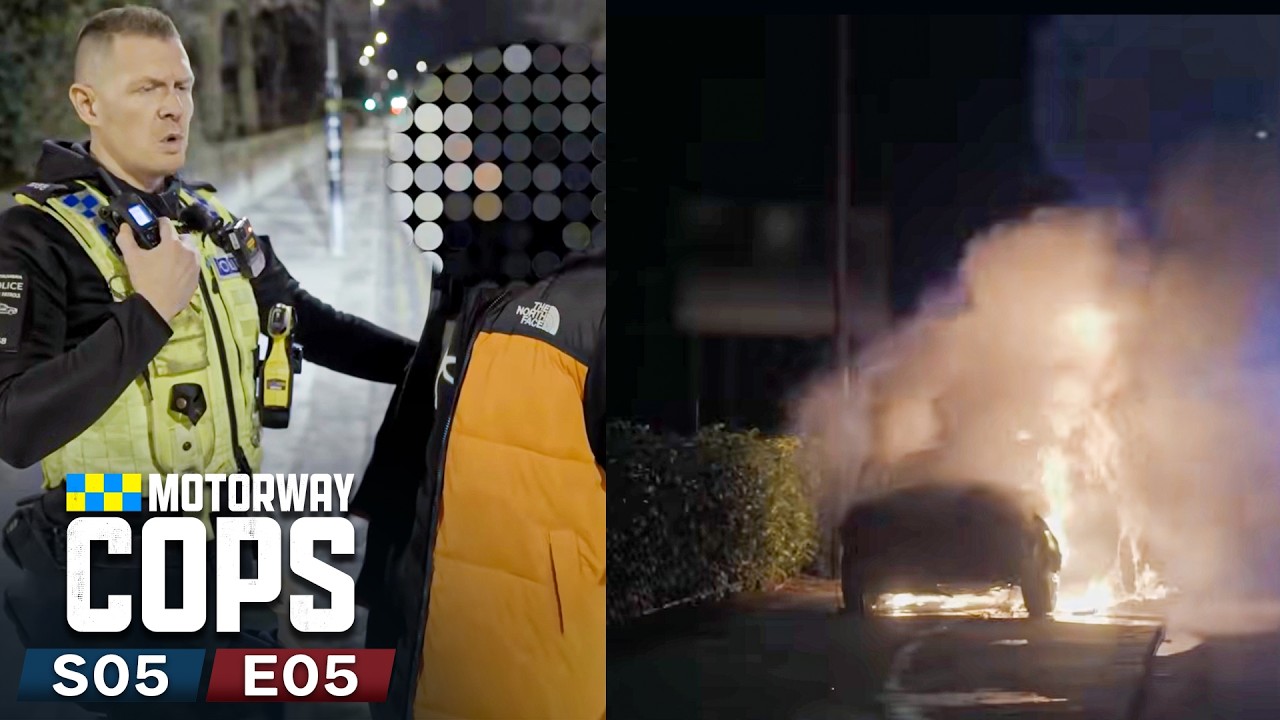 Police Chase Ends in a Car Fire! | Motorway Cops Season 5 Episode 5
