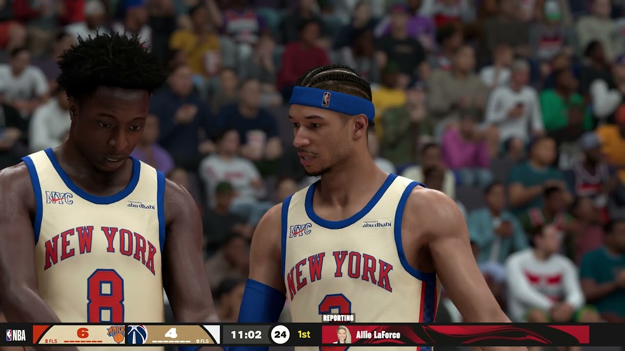 NBA 2K26 (Next Gen) - (New City Edition Uniforms) New York Knicks vs Washington Wizards