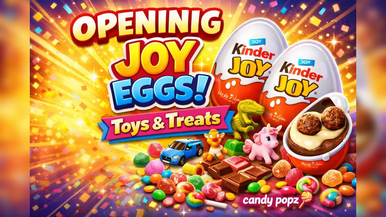 LIVE Opening JOY Eggs 🥚✨ | Surprise Toys & Sweet Treats Inside! 🎁🍫