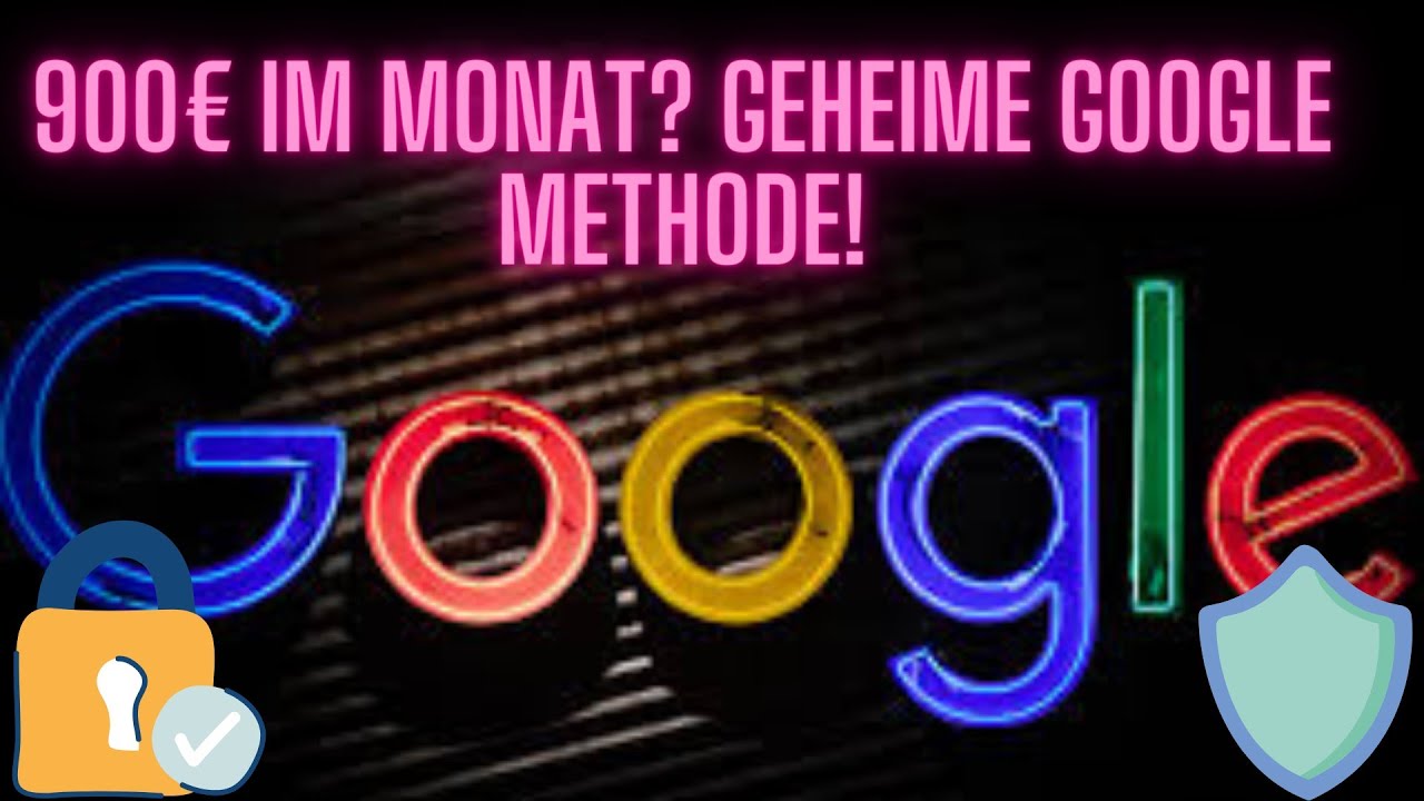Online Geld verdienen mit Google? Geheime Methode, Tutorial!