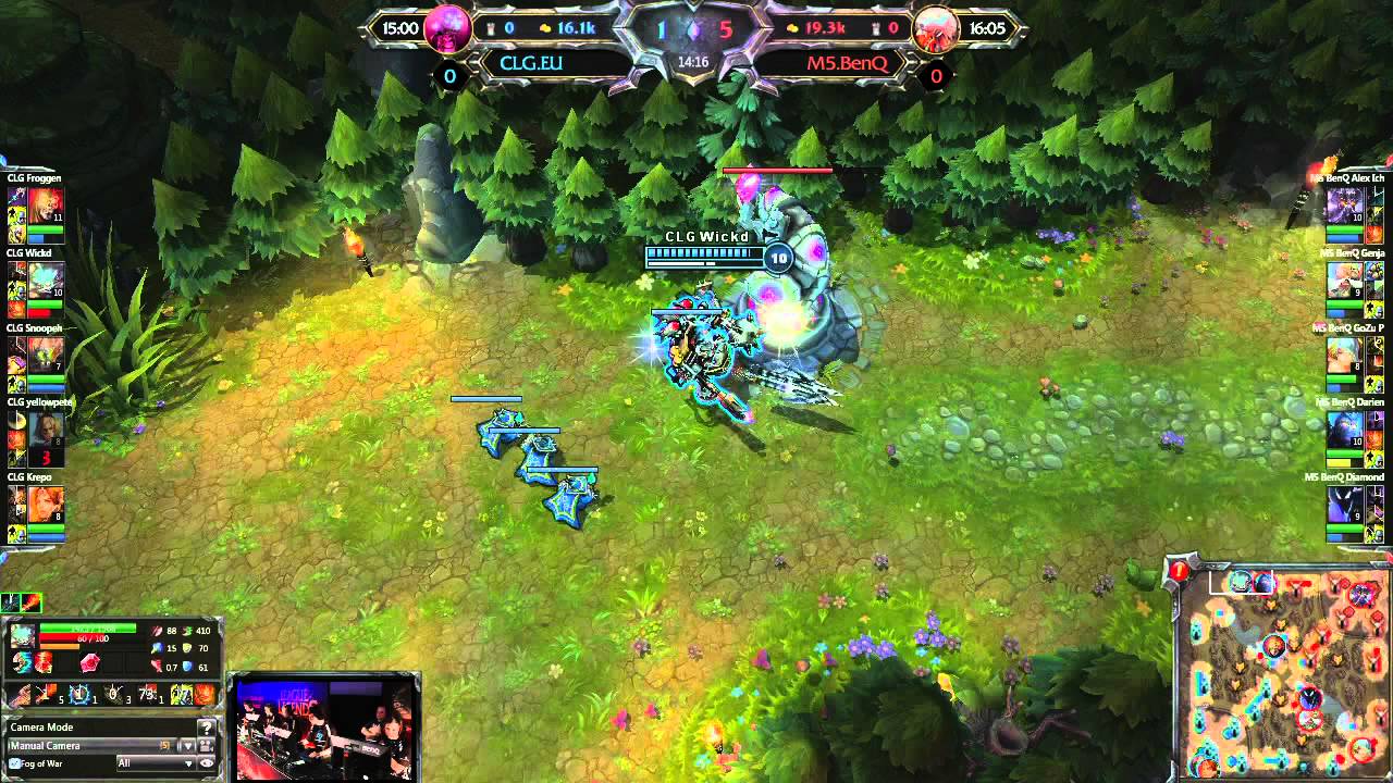 Final Match : M5 vs CLG.eu - Match 1 - LoL ECC: Poland, Warsaw 28-29.07.2012