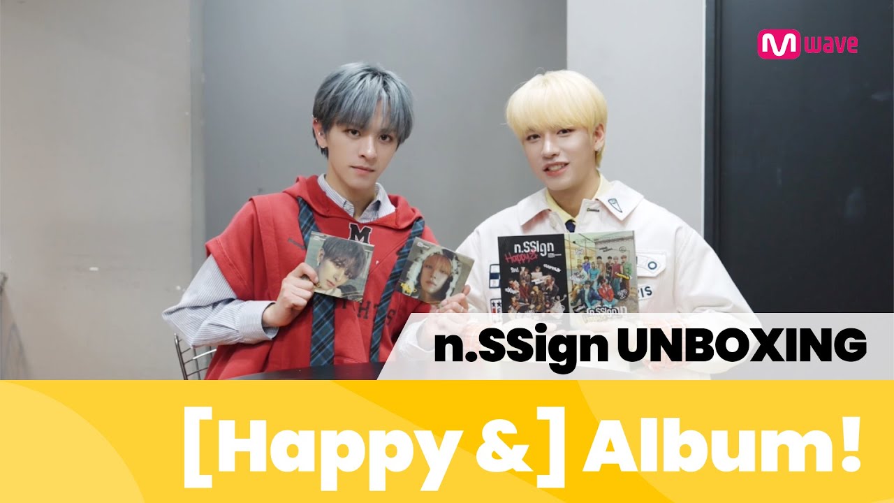 [Mwave shop] Unboxing n.SSign [Happy &] Album💿 Let’s open the album with n.SSign