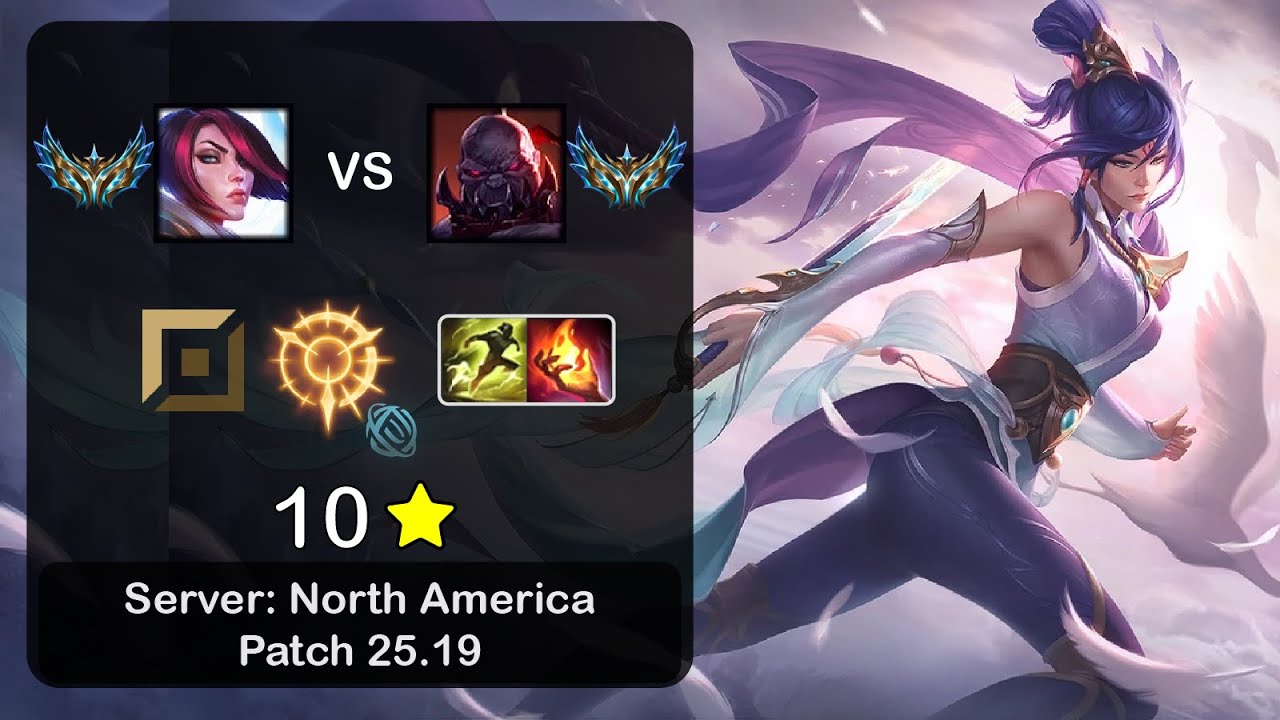 Fiora Top vs Sion - NA Challenger - Patch 25.19