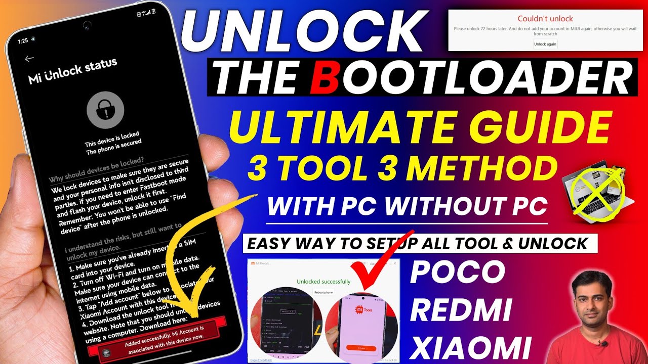 Ultimate Unlock Bootloader Guide Without or With Pc | Unlock Bootloader Easy Way after setup these..
