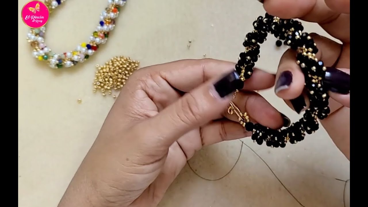 Como hacer una Pulsera en Espiral  paso a paso💋