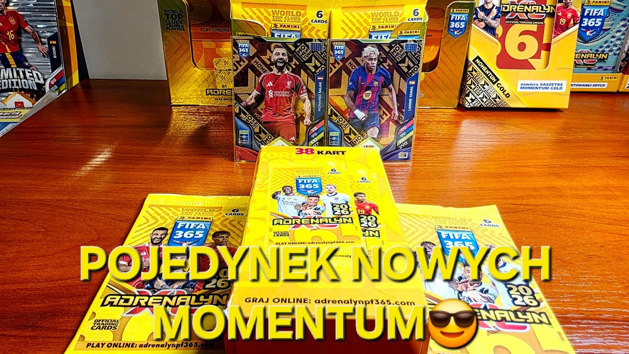 POJEDYNEK NOWYCH MOMENTUM W MOJEJ KOLEKCJI! OTWIERAM SASZETKI KART PIŁKARSKICH PANINI FIFA 365 2026