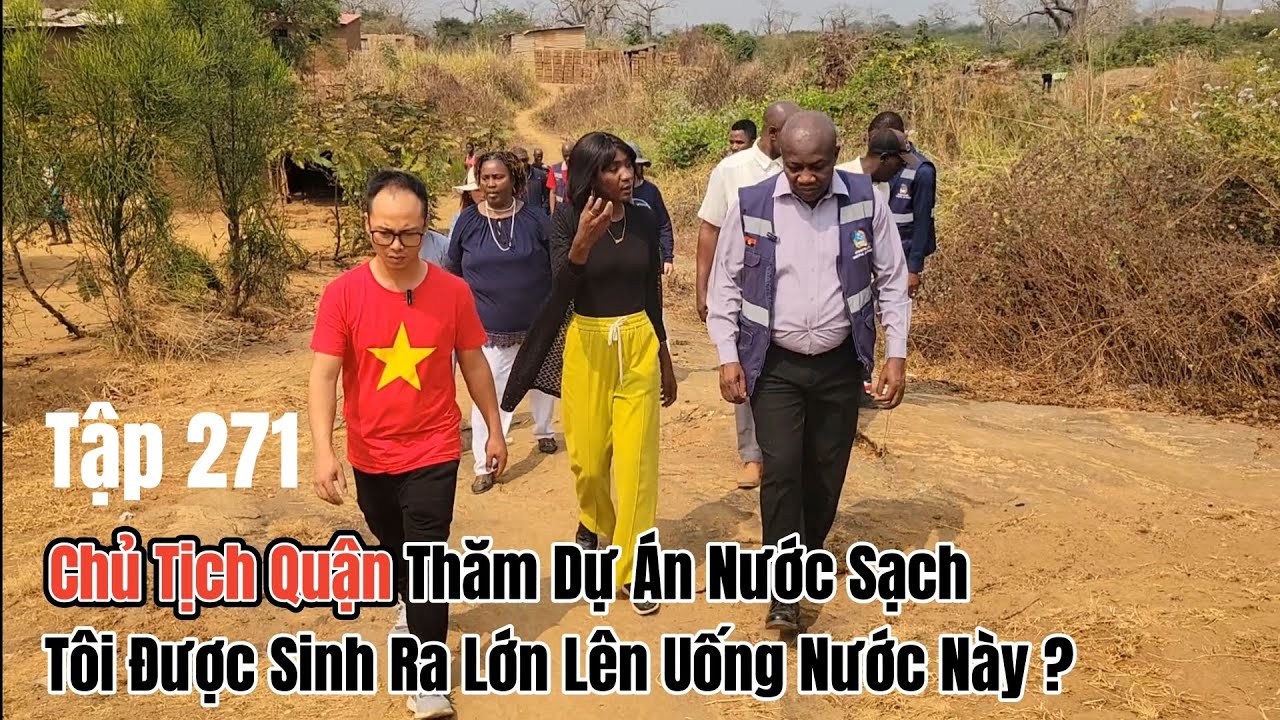 Huy Khánh Vlogs || Chủ Tịch Quận Thăm Dự Án Nước Sạch, Tôi Được Sinh Ra Lớn Lên Phải Uống Nước Này ?
