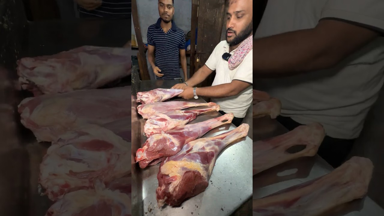 Mutton Raan Making at Al-Yami, Old Delhi #youtubeshorts