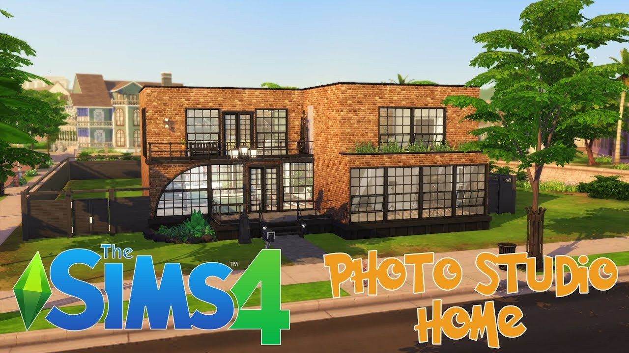 Sims 4 Photographer's Studio Home | Moschino