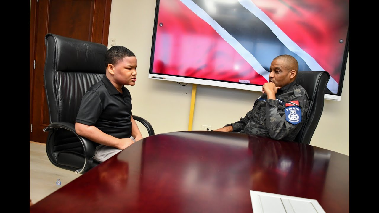 Feel Good Moment - 10-Year-Old Jaydon Meets Top Cop