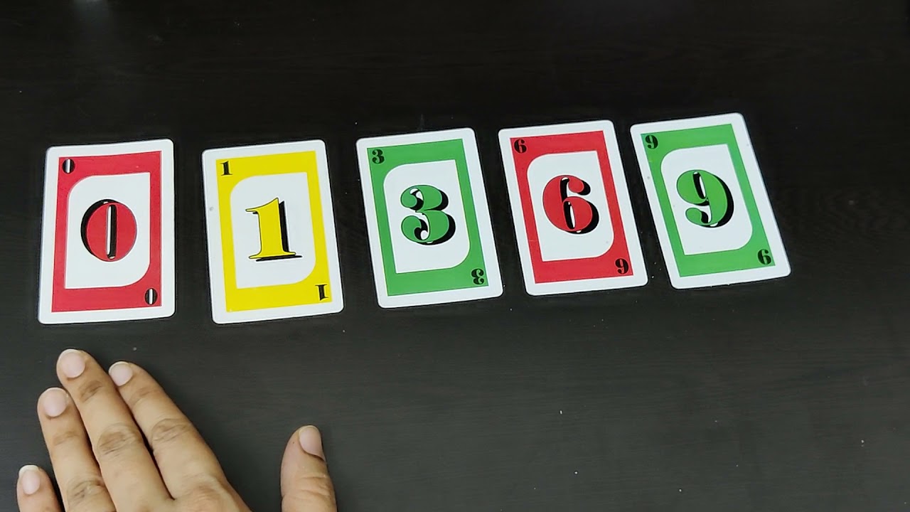 UNO cards for teaching Maths, Numbers Ascending and Descending Order @SuperLearningatHome