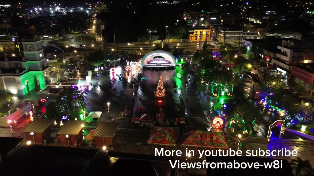Navidad en Plaza P&uacute;blica Cayey, Puerto Rico 🇵🇷 