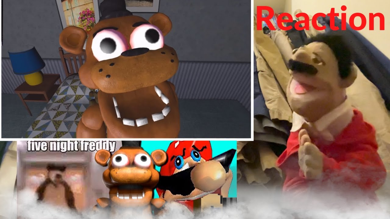 SMG4 FNAF: Five Nights At Freddy's Games Be Like Reaction (Puppet Reaction)