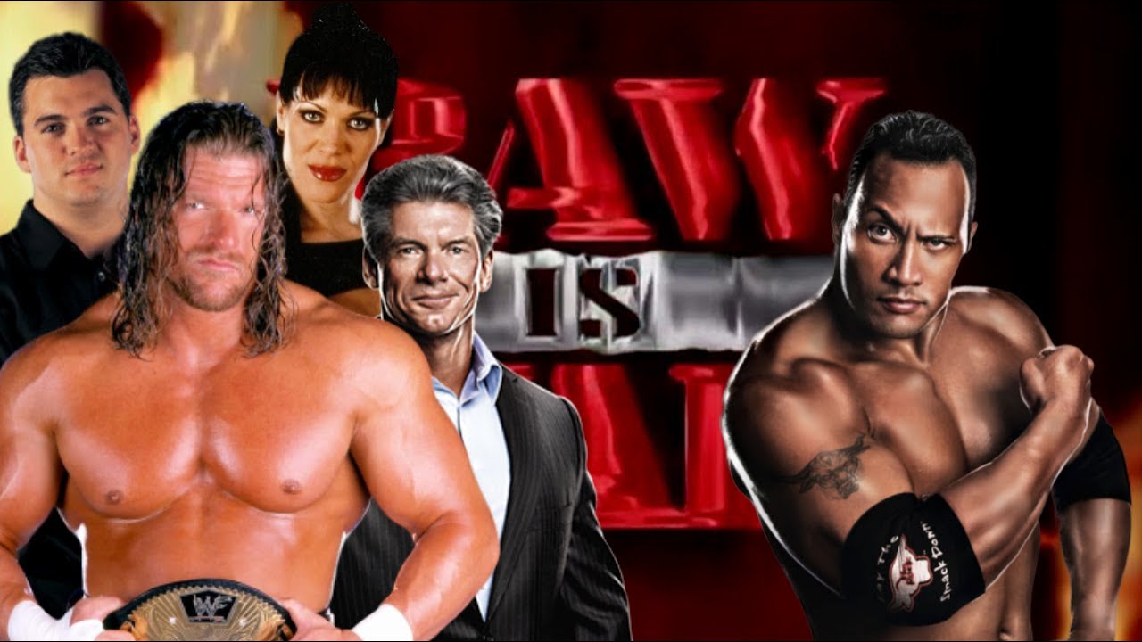 WWE 2K20 - Triple H /w Mr. McMahon, Shane McMahon and Chyna vs The Rock, Raw Is War '99, No DQ Match