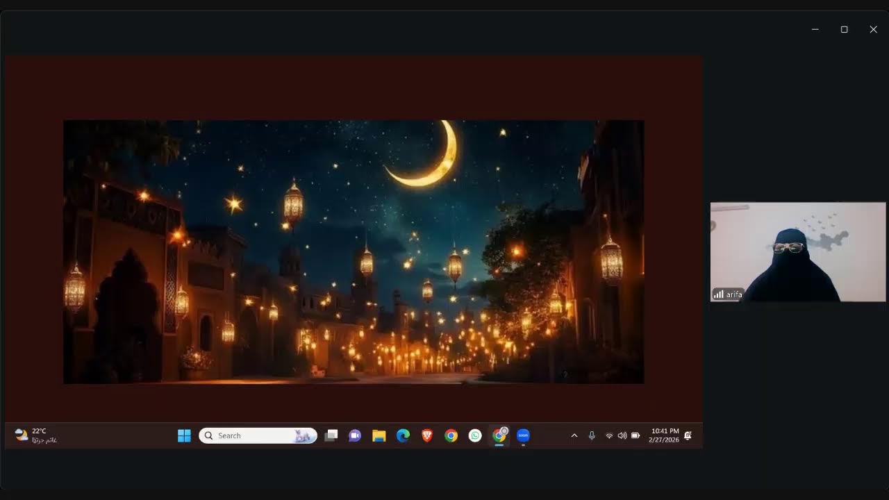 Ramadan series (Who am I Living For By Shamshad Qualid & Tahajjud Ki Ehmiyat by  Arifa Tasneem)