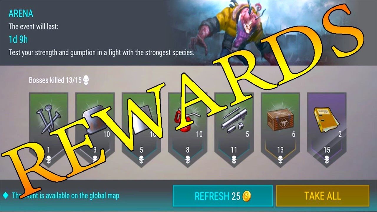 REWARDS ARENA SEASON 43 - LAST DAY ON EARTH - LDOE