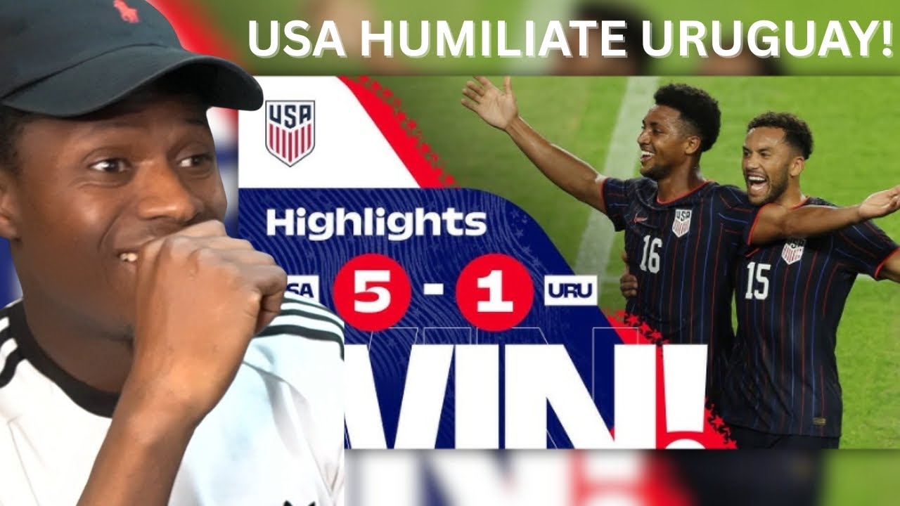 USMNT Уничтожьте могучий Уругвай!! (РЕАКЦИЯ)