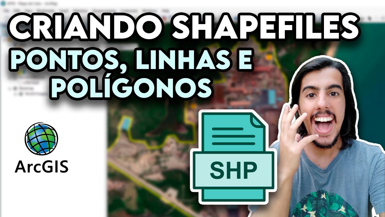 Criando pontos, linhas e polígonos (Shapefiles) no ArcGIS