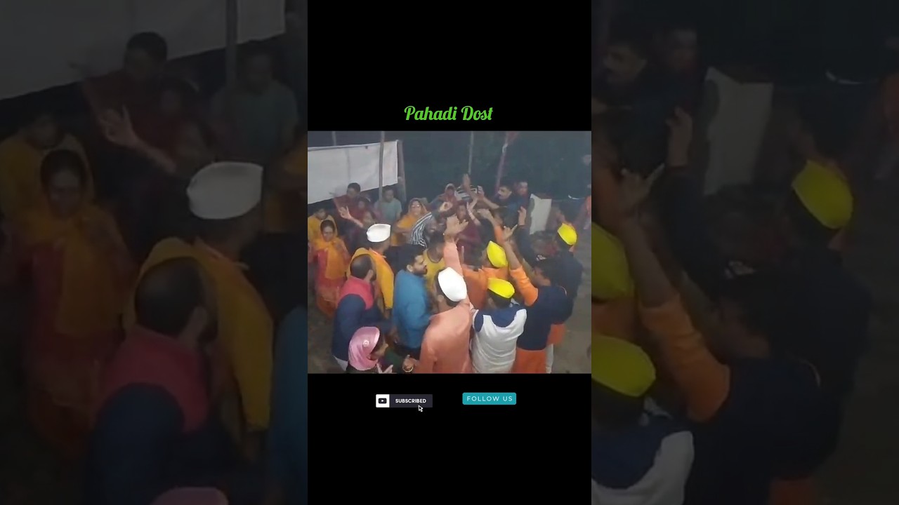 Pahadi DJ Night #uttrakhand #pahadidjsong #djnight #pahadidance #ytshots #shorts #pahadiculturelover