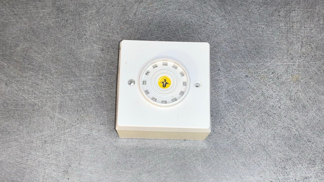 Ancien Diffuseur Sonore Cerberus Guinard SIR24-FC - Alarme Incendie