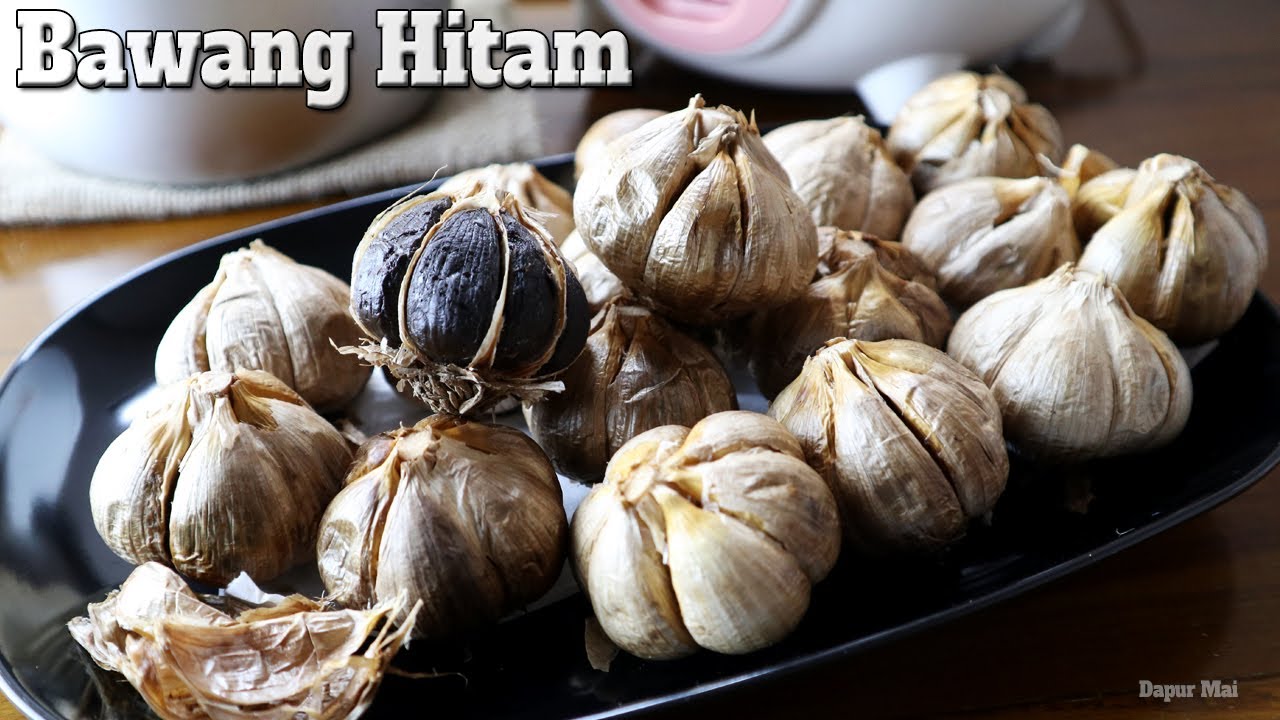 BAWANG HITAM | BLACK GARLIC | CARA MEMBUAT BAWANG PUTIH HITAM DENGAN RICE COOKER