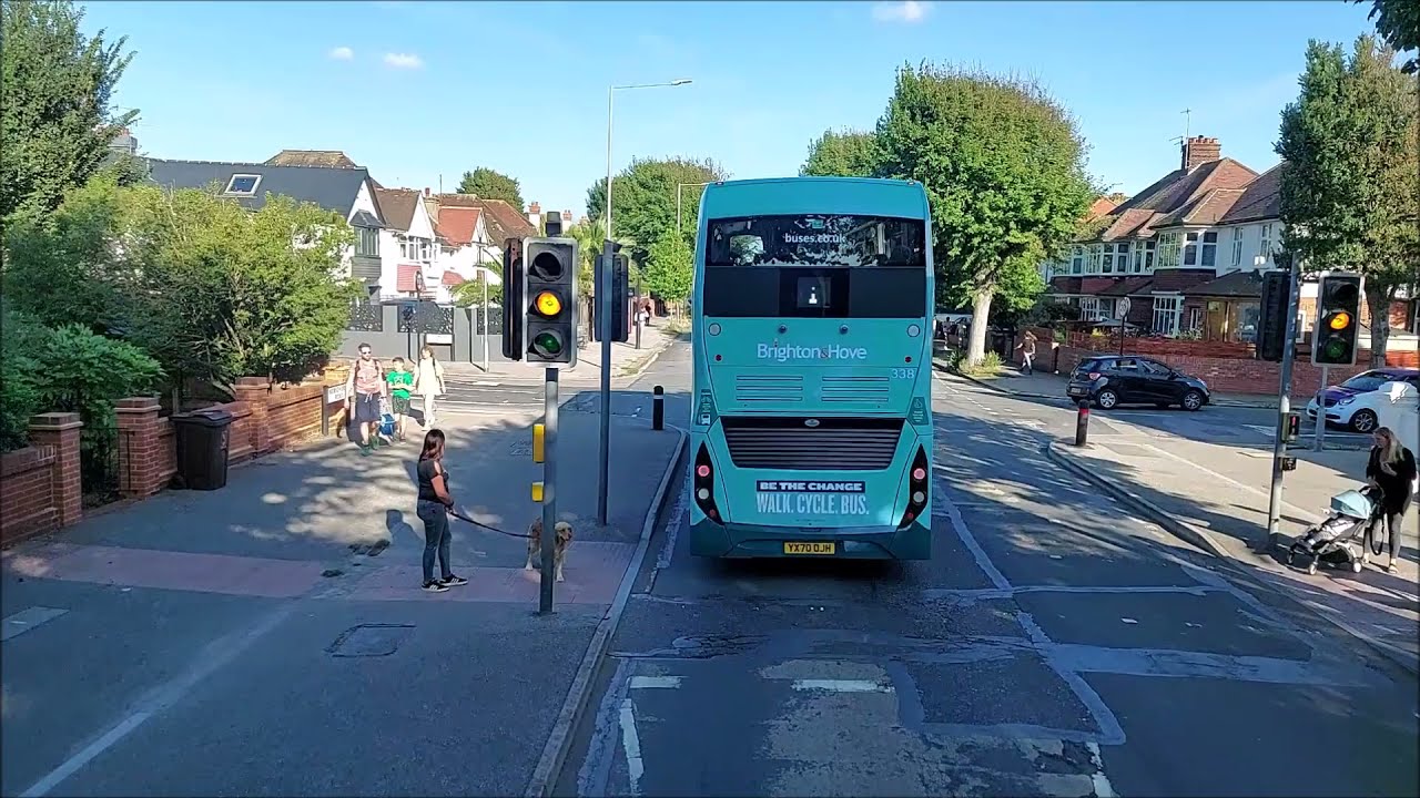 FULL JOURNEY | Brighton & Hove Route 6: Portslade Sainsburys to Brighton Station | 404 (BJ11 XHD)