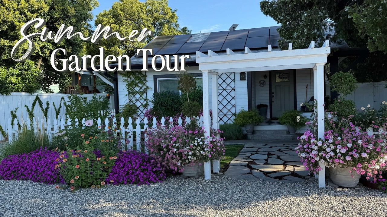 Small Town Cottage Garden Tour✨ || Visit Our Garden