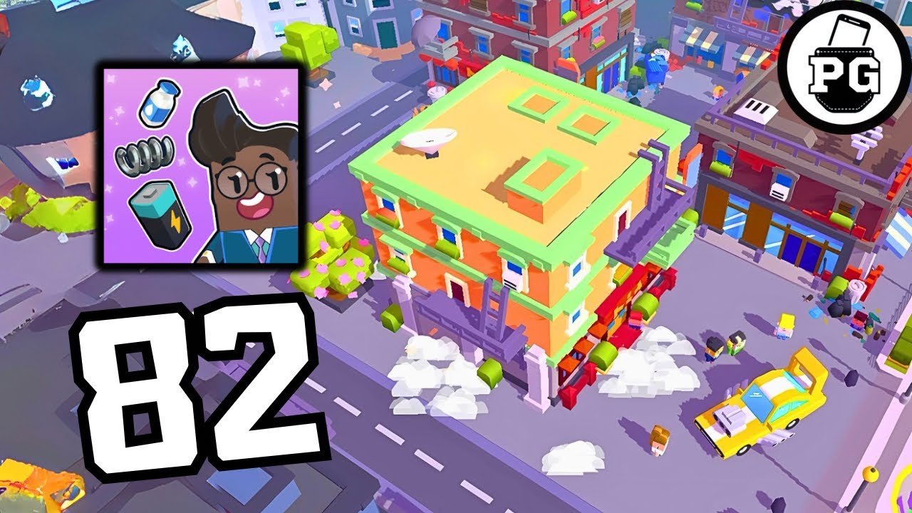 Banana Yellow Building In Downtown Is Done ! 🎩 Merge Mayor - Gameplay Walkthrough |Part 82|