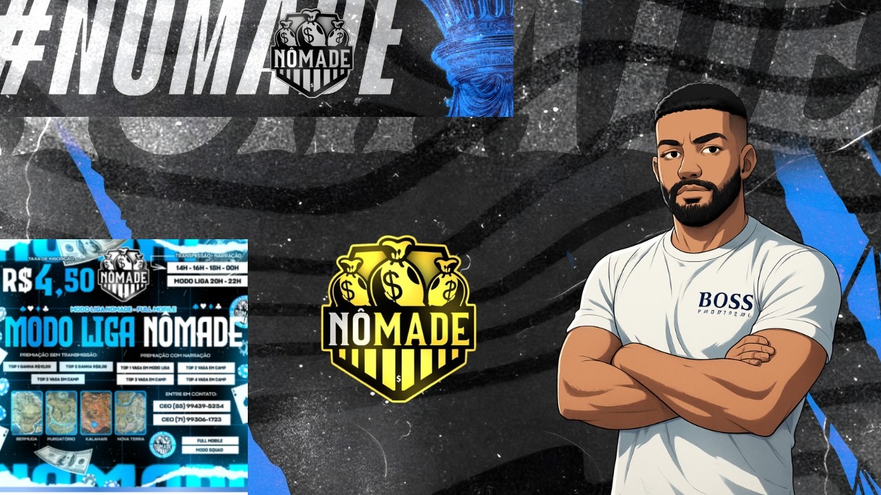 TREINO NÔMADE - FREE FIRE AO VIVO- sabor modo liga