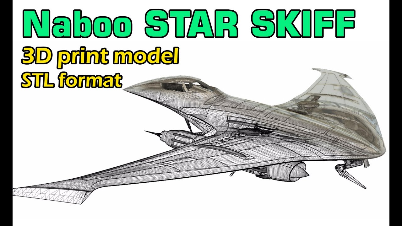 Naboo STAR SKIFF - Model presentation