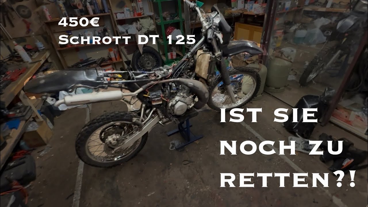 Desaster DT 125 Wiederbelebung Teil 1 (Neuaufbau / Rebuild) 