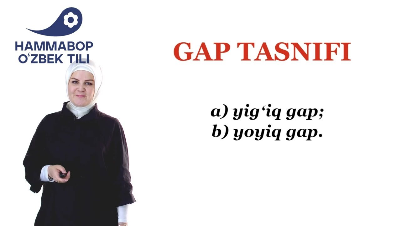 Gap tasnifi. Yig'iq va yoyiq gaplar.