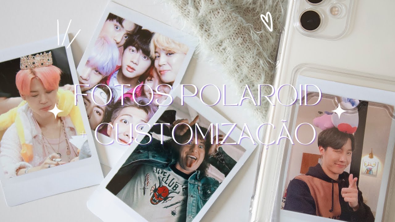 COMO FAZER FOTOS POLAROID + PERSONALIZANDO CAPINHA *estilo aesthetic/pinterest*
