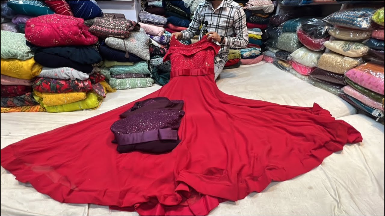Offer prices||Chickpet Bangalore wholesale party wear gowns||Single piece courier available