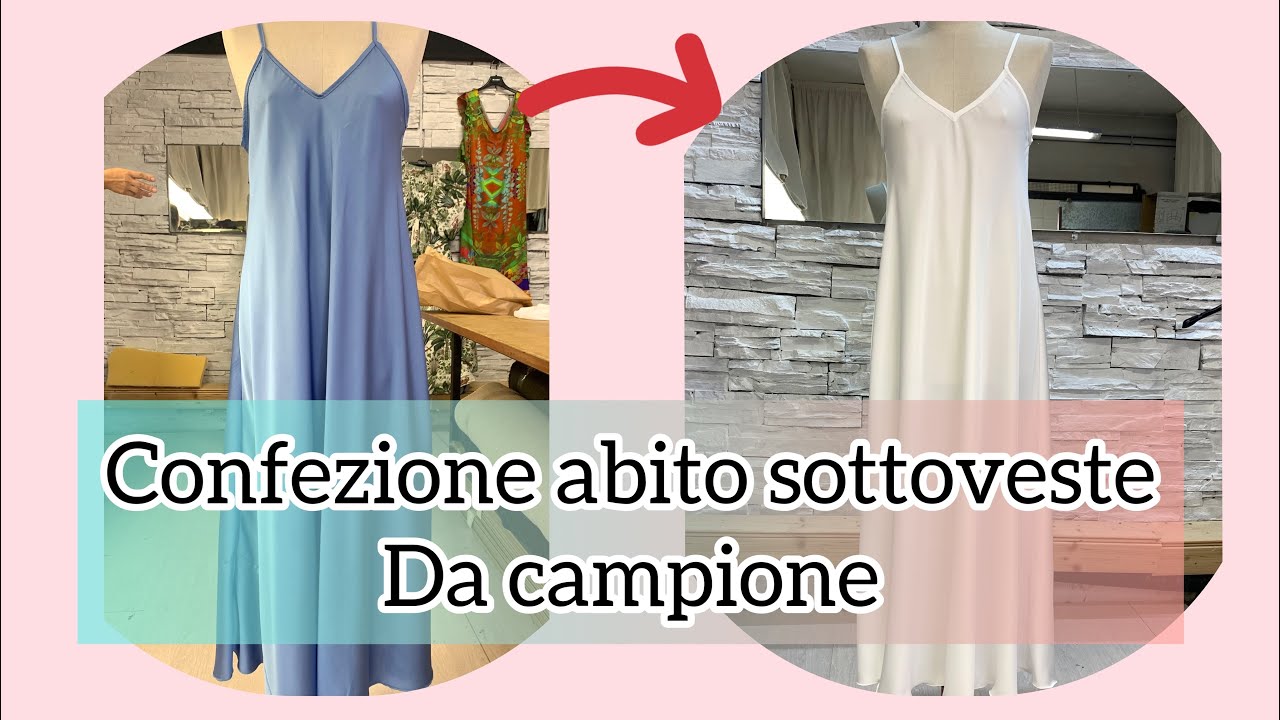 Confezione VESTITO sottoveste da campione / Sample pack of petticoat DRESS