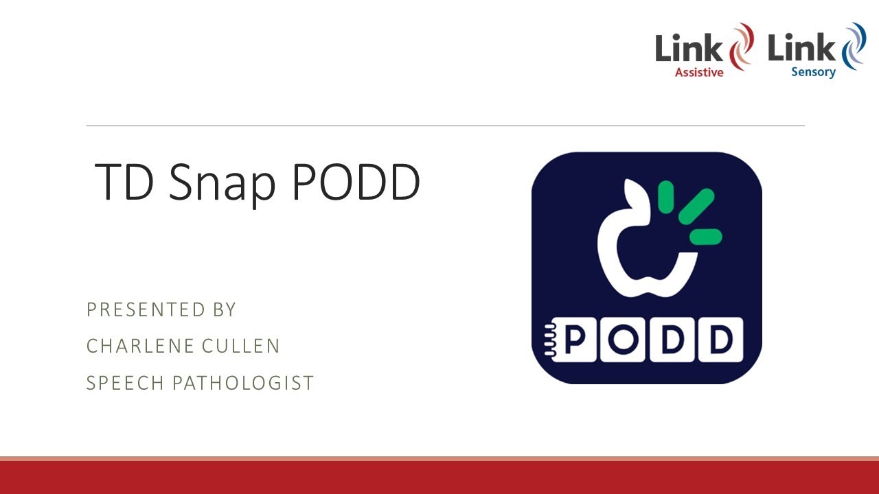 TD Snap PODD Webinar