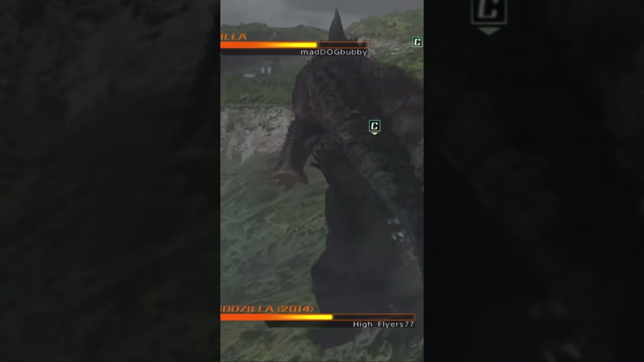 Heisei Godzilla Throws Monsterverse Godzilla Off a Cliff | Godzilla (PS4)