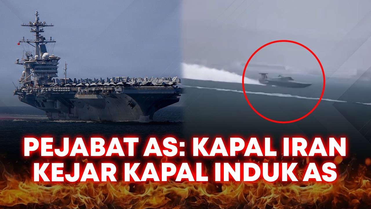 🔴 Pejabat AS Sebut Kapal Iran Kejar Kapal Induk AS hingga China Jor-joran Bantu Teheran