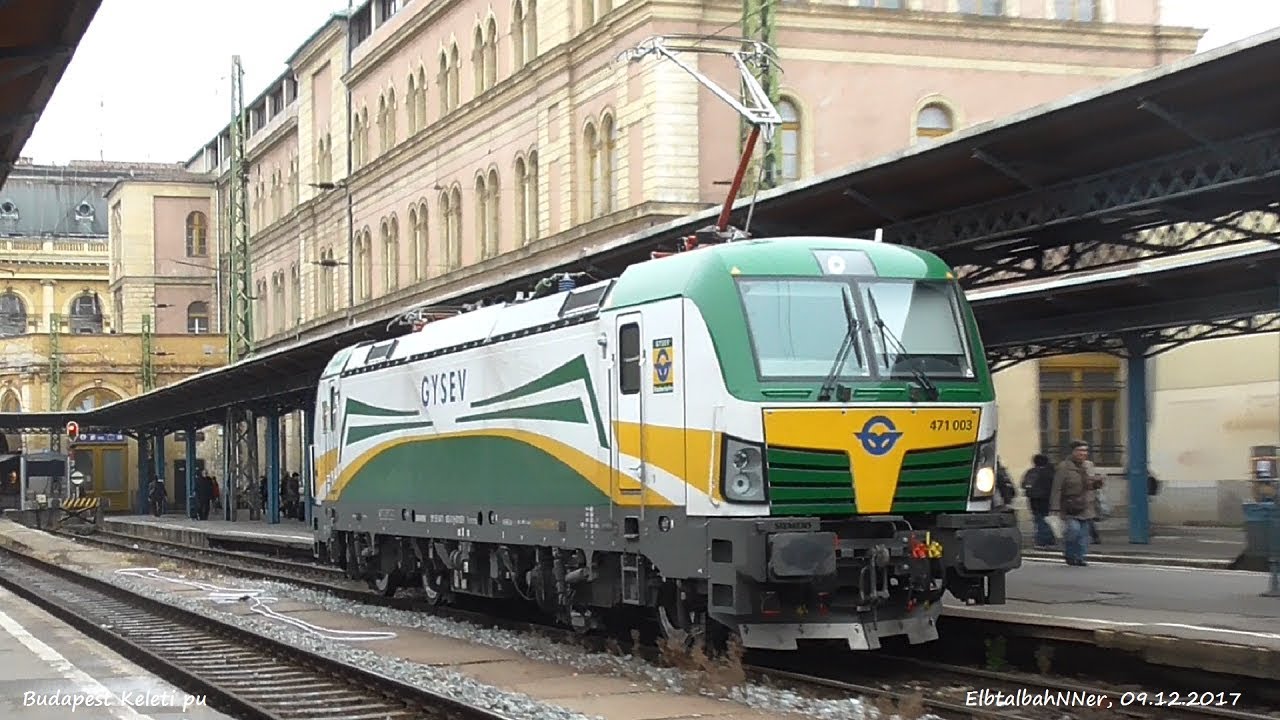 Budapest Keleti pályaudvar mit MÁV 431/470/480, GySEV 471, ZSSK 350 001, ČD 380+EN 476, ... [2017]