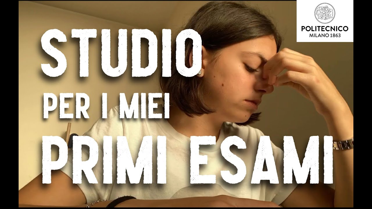 Come STUDIO per i miei PRIMI PARZIALI | ingegneria matematica Politecnico di Milano pt.1