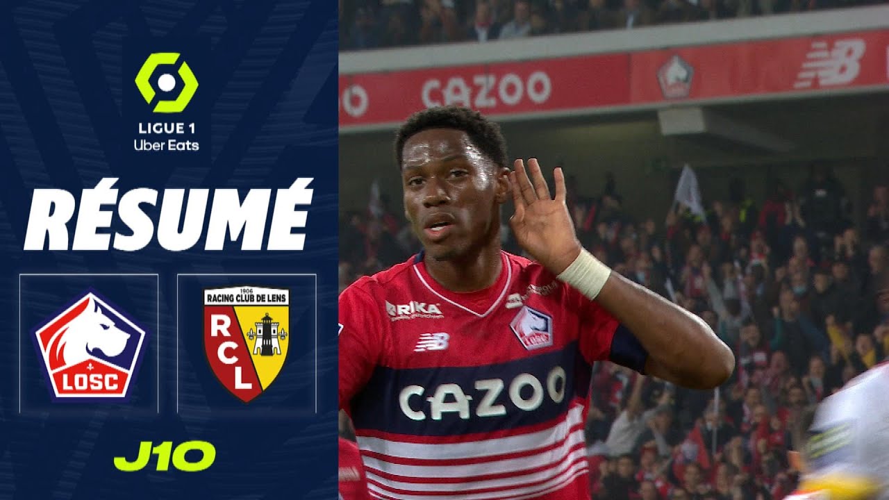 LOSC LILLE - RC LENS (1 - 0) - Résumé - (LOSC - RCL) / 2022-2023