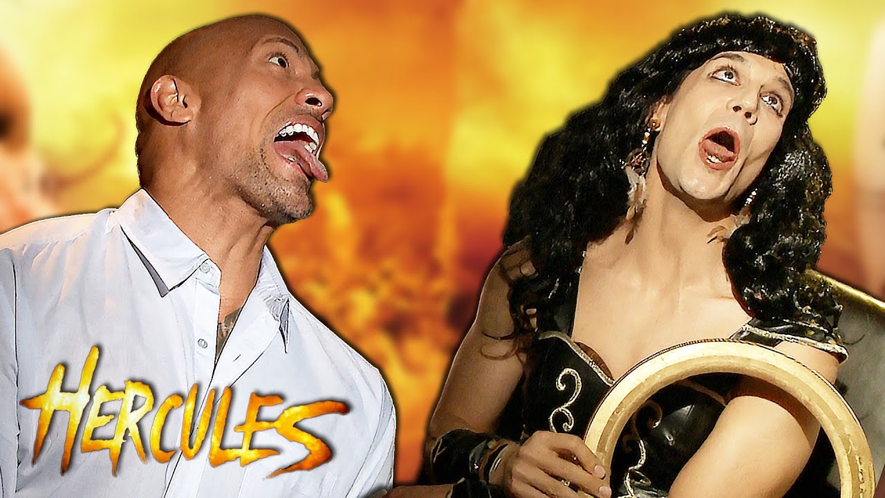Dwayne Johnson THE ROCK vs XENA (#Hercules meets Daniele Rizzo again)