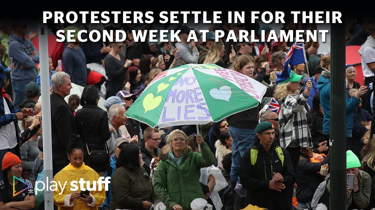 Wellington protests: Anti-mandate protesters begin their second week at parliament | Stuff.co.nz